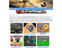 Tablet Screenshot of jeux-2-sport.com